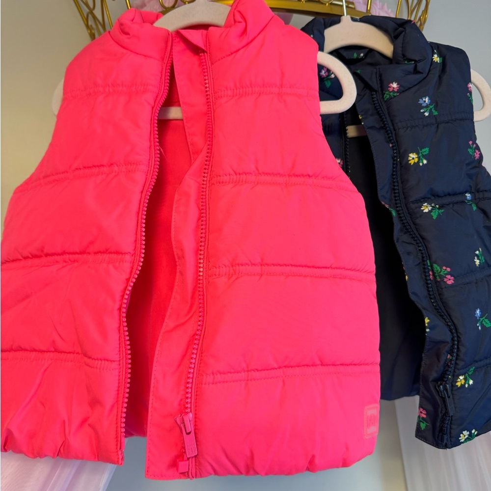 Two Gap and one Puma size 4T vests